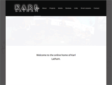 Tablet Screenshot of karllatham.com